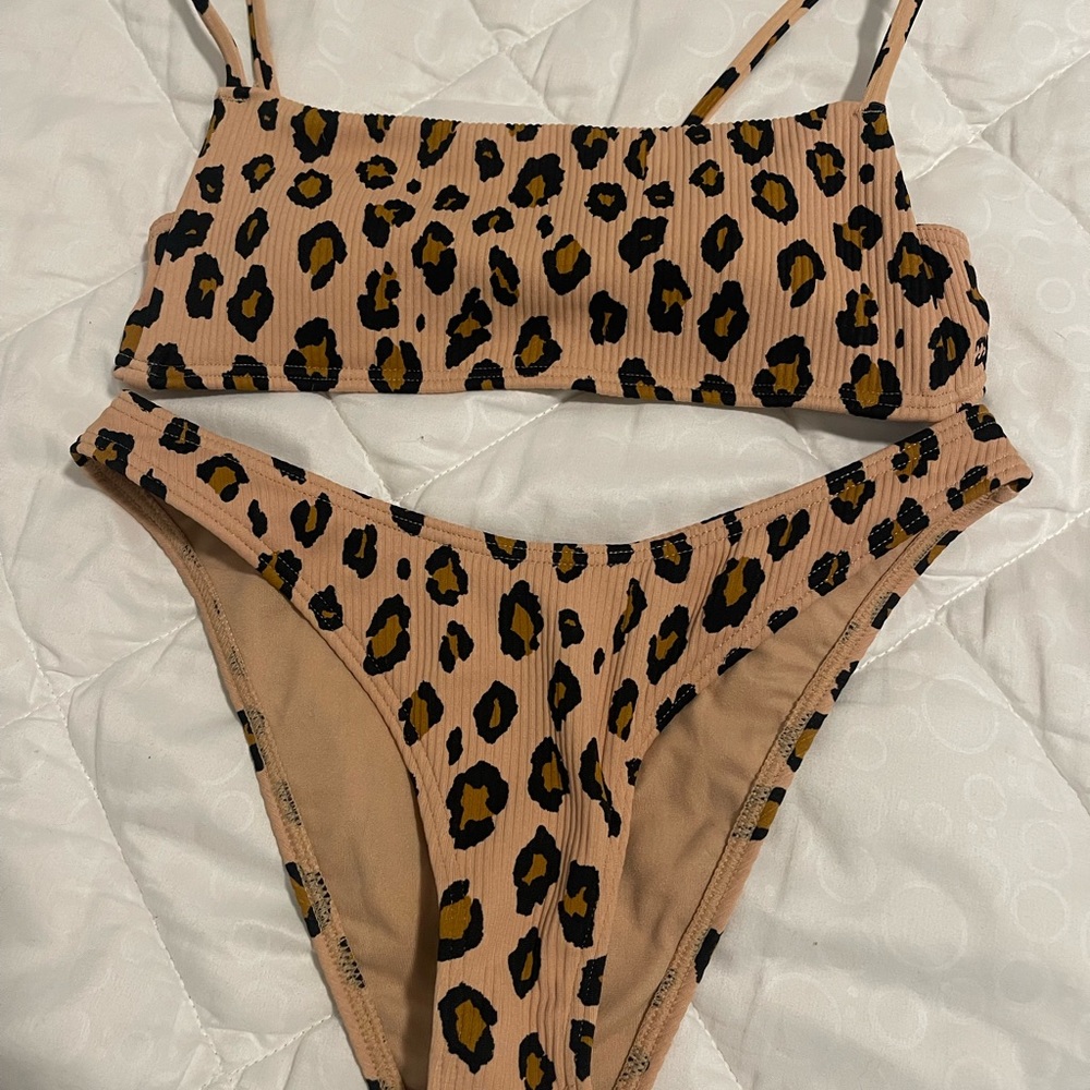 Cheetah print bikini